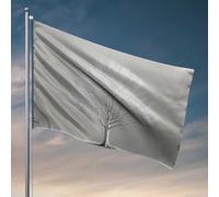 Bandiere per dormitorio universitario albero d'inverno: una bandiera di bellezza solitaria retrò decorazione della stanza vintage (60 x 90 cm)