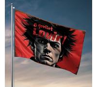 Bandiere per dormitorio universitario Edgar Allan Poe: The Raven'S Haunting Call Bandiera Bandiera per camera universitaria divertente decorazione dormitorio (30 x 45 cm)