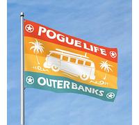 Bandiere per dormitorio universitario Pogue Life Outer Banks bandiere per la tua stanza da uomo Cabe Decor (152 x 244 cm)
