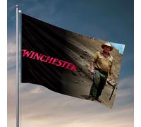 Bandiere per dormitorio Winchester con bandiera uomo bandiera accessori per camera da uomo college dormitorio decorazione divertente (30 x 45 cm)