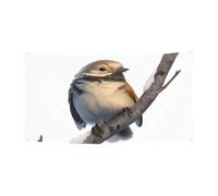 Bandiere per feste con uccelli su un ramo, decorazione per esterni e interni, durevole e resistente ai raggi UV, perfetto per compleanni, Halloween e molto altro ancora