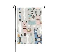 Bandiere per finestre con cactus con lama su entrambi i lati, striscioni per finestre piccole 71,1 x 101,6 cm per la decorazione della cucina e della sala da pranzo