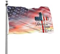 Bandiere per il Memorial Day, il 4 luglio e il giorno dell'indipendenza, 4x6 piedi, per patio, prato e giardino, decorazioni per esterni, colori vivaci e resistenti allo sbiadimento.