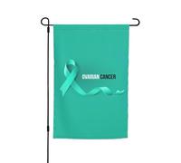 Bandiere per il mese della consapevolezza del cancro ovarico, bandiera da giardino, decorazione perfetta per il cortile, striscione da 12x18 pollici, decorazione per esterni bifacciale, arazzo per fes