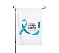 Bandiere per il mese della consapevolezza del cancro ovarico, bandiera da giardino, decorazione perfetta per il cortile, striscione da 12x18 pollici, decorazione per esterni bifacciale, arazzo per fes