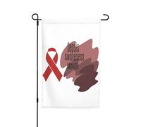Bandiere per il mese della consapevolezza della sepsi, bandiera da giardino, decorazione perfetta, striscione da cortile, 12x18 pollici, decorazione esterna bifacciale, arazzo per feste, arredamento p
