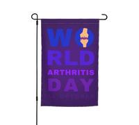 Bandiere per la giornata di sensibilizzazione sull'osteoporosi, bandiere da giardino, decorazione perfetta per il cortile, striscione da 12 x 18 pollici, decorazione per esterni bifacciale, arazzo per