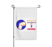 Bandiere per la giornata di sensibilizzazione sull'osteoporosi, bandiere da giardino, decorazione perfetta per il cortile, striscione da 12 x 18 pollici, decorazione per esterni bifacciale, arazzo per