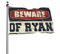 Bandiere per la tua stanza Attenzione alla bandiera Ryan decorazione musica bar decorazione per casa (120 x 180 cm)