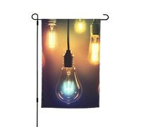 Bandiere per lampadine per esterni, 30,5 x 45,7 cm, stampa su entrambi i lati, bandiera da giardino per esterni, bandiera per vacanze con occhielli, bandiera per casa, cortile, per fattoria, prato