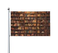 Bandiere per libri per esterni, 9 x 1,5 m, bandiera da giardino stagionale su entrambi i lati, bandiera con occhielli, bandiera esterna per decorazioni per la casa, sfondo fotografico