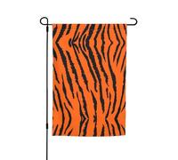 Bandiere per padiglione leopardo tigre arancione con motivi, bandiere verticali da patio, adatte per balcone, giardino e portico.