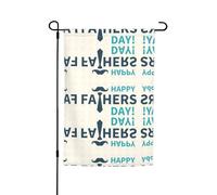 Bandiere per padri felici con motivi, bandiere verticali per patio, adatte per balcone, giardino e portico.