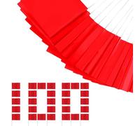 Bandiere per prato | Bandiere arancioni da cortile per la marcatura del prato | Banner ad alta visibilità per paesaggisti giardinieri all'aperto Evento sul campo Survey Costruzione di irrigazione