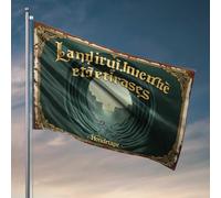 Bandiere per ragazzi viaggio magico attraverso il tunnel incantato bandiera adolescente roba decorazione bar cortile (30 x 45 cm)