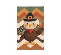 Bandiere per uccelli della Turchia, 0,9 x 1,5 m, colorato a zigzag, bandiera da giardino su entrambi i lati, per casa, cortile, esterno, interno, festa decorativa