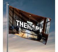 Bandiere per uomo Cave Therapy: il potere curativo del sollevamento pesi in palestre rustiche bandiere bandiere per ragazze piscina roba (60 x 90 cm)