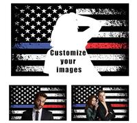 Bandiere personalizzate, design con foto, testo e icone personalizzate, regalo unico per coppie, decorazione per la casa alla moda, bandiera e striscione con immagine personalizzata per decorazione da