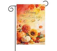 Bandiere Personalizzate Fruits Vegetables Maple Leaves Autumn Thanksgiving