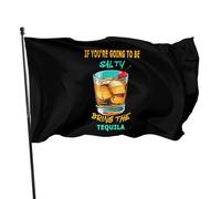 Bandiere Pirata 90X150Cm If You'Re Going To Be Salty Bring The Tequila Rinforzo Celebrazione Flag Durevole Bandieras Da Balcone Per Ristoranti,Parata