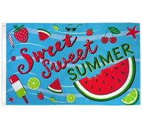 Bandiere Pirata Dolce Estate Personalizzata Bannière Poliestere Garden Flag Per Interno Eventi Giardino 3X5Ft
