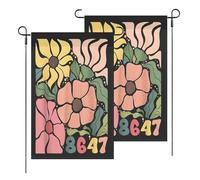 Bandiere Pirata Flower Resist Non È Il Mio Giardino Presidenziale Decorazioni Bannière Decor Garden Flag Per Conferenza Esterno Giardino 3X5Ft