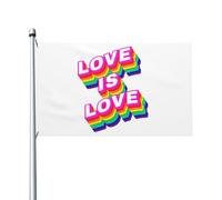 Bandiere Pirata L'Amore È Amore, Orgoglio, Arcobaleno Gay Personalizzata Garden Flag Occhielli In Metallo Bandiera Per Esterno Interno Home 3X5Ft