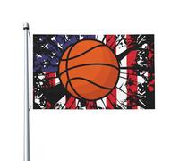Bandiere Pirata Pallacanestro Americana Colore Vivido Bandiera Resistente Ai Raggi Uv Garden Flag Per Home Marce Eventi 3X5Ft