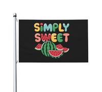 Bandiere Pirata Semplicemente Dolce Anguria Personalizzata Garden Flag Decorazioni Bannière Per Parata Giardino Marce 3X5Ft