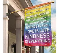 Bandiere Pirati Deluxe Bandiera Da Cortile Durevole Bandiera Da Giardino In Questo Crediamo Che Le Vite Dei Neri Contano, I Diritti Delle Donne, L'Amore È Amore Lgbt S