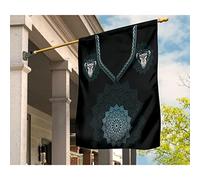 Bandiere Pirati Divertente Bandiera Da Giardino Doppio Lato Bandiere All'Aperto Decorazione Per Esterni Interni Patio Arte Della Scimmia Con Fiore Mandala M