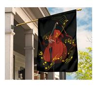 Bandiere Pirati Divertente Bandiere All'Aperto Multicolore Bandiera Da Giardino Decorazione Per Camera Da Letto Patio Fattoria Violino Con Note Musicali Che Scorrono In Un Design Semplice M