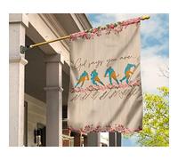 Bandiere Pirati Doppio Lato Bandiere All'Aperto Durevole Bandiera Da Giardino Decorazione Per Cortile Fattoria Esterni Hockey Sportivo Sportivo Dio Dice Che Sei Unico, Adorabile E Forte S