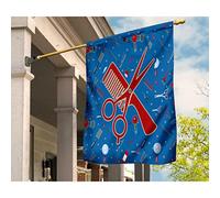 Bandiere Pirati Durevole Bandiere All'Aperto Multicolore Bandiera Da Giardino Decorazione Per Patio Camera Da Letto Interni Modello Di Forbici E Pettine Da Parrucchiere S