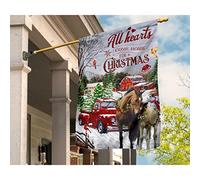 Bandiere Pirati Multicolore Bandiere All'Aperto Durevole Bandiera Da Giardino Decorazione Per Interni Cortile Patio Cavallo Rosso Car Tutti I Cuori Tornano A Casa Per Natale M