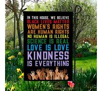 Bandiere Pirati Vintage Bandiere All'Aperto Durevole Bandiera Da Giardino Decorazione Per Giardino Esterni In Questo Crediamo Che Le Vite Dei Neri Contano, I Diritti Delle Donne, L'Amore È Amore M