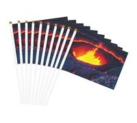 Bandiere portatili con stampa vulcano Kilauea, bandiere portatili, eventi sportivi, celebrazioni, decorazioni per interni ed esterni
