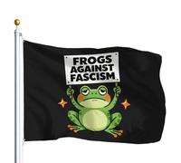 Bandiere "Rane contro il fascismo" per il dormitorio