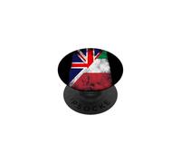 Bandiere Regno Unito e Italia - British Italian PopSockets PopGrip Adesivo