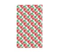 Bandiere rosse e verdi Tie Dye su bianco cortile, striscione di auguri con occhielli, per interni ed esterni, feste e decorazioni per la casa