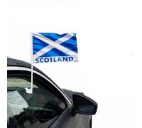 Bandiere scozzesi per finestrini auto, decorazioni e accessori per sostenitori, bandiera scozzese 45,7 x 30,5 cm, ideale per calcio, rugby, eventi nazionali e celebrazioni scozzesi, striscione per