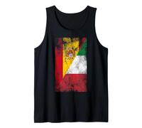 Bandiere Spagna & Italia - Spagnolo Italiano Canotta