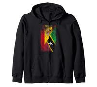Bandiere Spagna Saint Kitts & Nevis - Spagna Kittitian Nevisian Felpa con Cappuccio