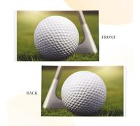Bandiere sportive con palline da golf per esterni, 9 x 1,5 m, bandiera stagionale da giardino con occhielli bandiera esterna per decorazioni per la casa sfondo fotografico