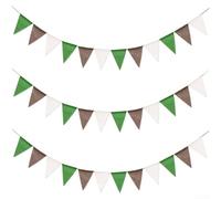 Bandiere sportive, decorazioni per feste di calcio, riutilizzabili, in poliestere, per compleanni di bambini, tema sportivo, ricevimenti di nozze, giardino all'aperto (C)