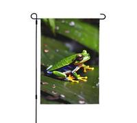 Bandiere stagionali del giardino delle rane dell'albero della pace per esterno, bandiere parteggiate doppie dell'iarda della decorazione di festa durevole