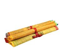 Bandiere tibetane di preghiera - Set di 20 bandiere buddiste, bandiere sacre del cavallo del | 25,4 x 15,2 cm Mantra appeso decorazione da parete, striscioni di benedizione per festival tempio