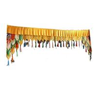 Bandiere tibetane, tovaglia buddista, 1 m Forniture in stile tibetano Templi Sale buddiste Pareti decorative Circonda il tavolo