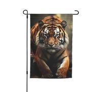 Bandiere tigre animali selvatici per esterni, 30,5 x 45,7 cm, stampa su entrambi i lati, bandiera da giardino per esterni, bandiera per vacanze con occhielli, bandiera per casa, cortile, per fattoria