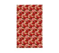 Bandiere tradizionali cinesi con peonie per la casa da cortile, 9 x 1,5 m, striscione di auguri con occhielli per interni ed esterni, decorazioni per la casa